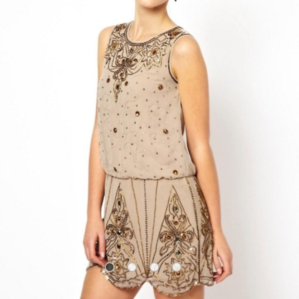 Frock and Frill Beaded Flapper Dress